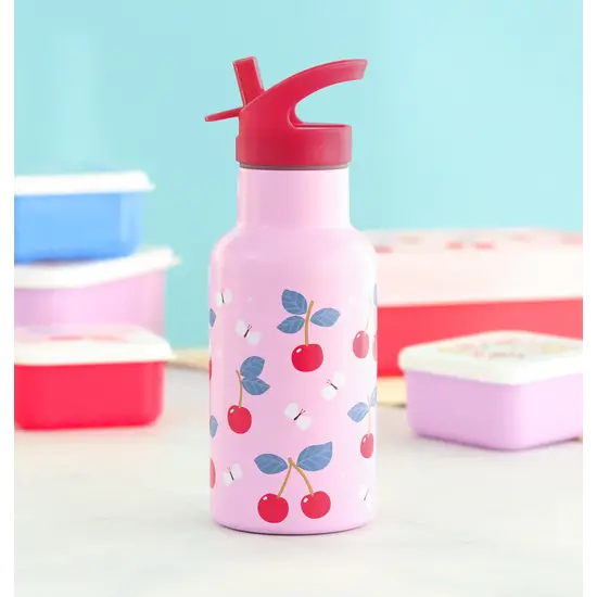 A Little Lovely Company A Little Lovely Company | Stainless Steel Drink Bottle Cherries