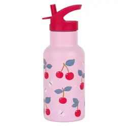 A Little Lovely Company | Bouteille en acier inoxydable Cerises