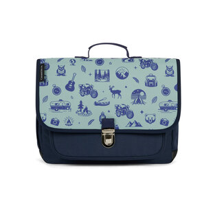 Caramel & Cie | School bag Medium Blue Wild Trip
