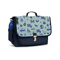 Caramel et Cie Caramel & Cie | School bag Medium Blue Wild Trip