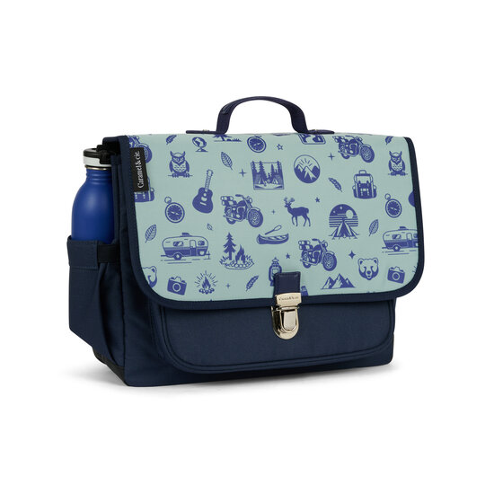 Caramel et Cie Caramel & Cie | Medium Boekentas Blue Wild Trip