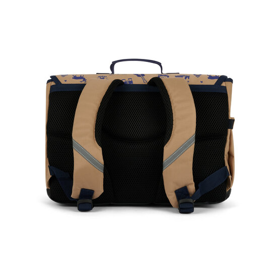 Caramel et Cie Caramel & Cie | Medium Boekentas Brown Wild Trip