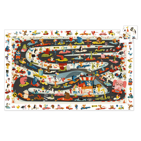 Djeco Djeco | Puzzle Observation Car rally - 54 pieces