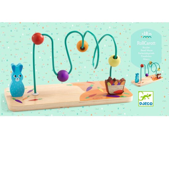 Djeco Djeco | RollCarott - Labyrinthe de perles