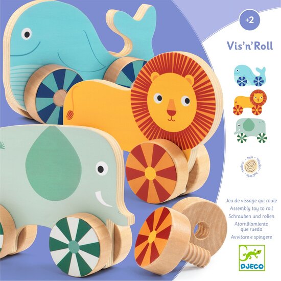 Djeco Djeco | Vis'n'roll - assembly toy to roll