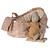 Maileg Maileg | Rabbit in Carry Basket - Pink - Yellow