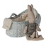 Maileg Maileg | Rabbit in Carry Basket - Blue - Dark Blue