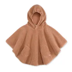 Bemini | Poncho Softy Teddy Muffin Outdoor Poncho de voyage Marron 9-36 mois