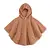 Bemini Bemini | Poncho Softy Teddy Muffin Outdoor Poncho de voyage Marron 9-36 mois