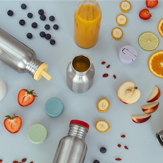 Blafre Trinkflasche Schnabeltasse - Pastellgelb - Blafre