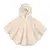 Bemini Bemini | Poncho Softy Teddy Ficelle Outside Travel Poncho Ecru 9-36M