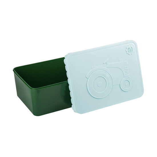Blafre Lunch box tractor light blue-green - Blafre