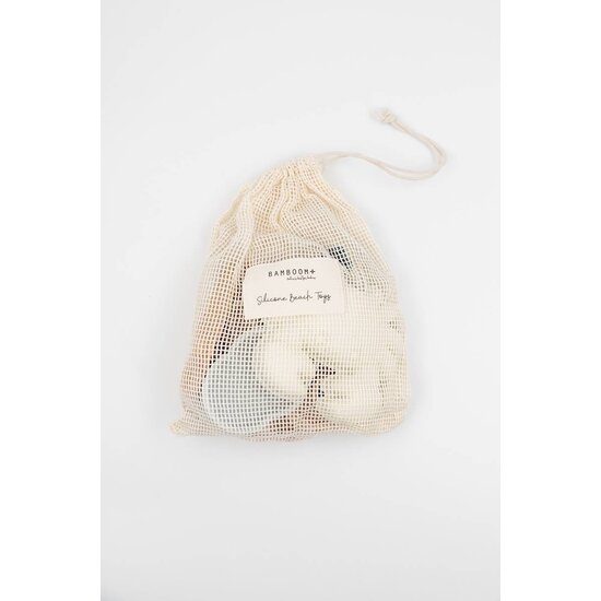 Bamboom Bamboom | Strandspeelgoed Vormenset Blauw Siliconen 5-pack