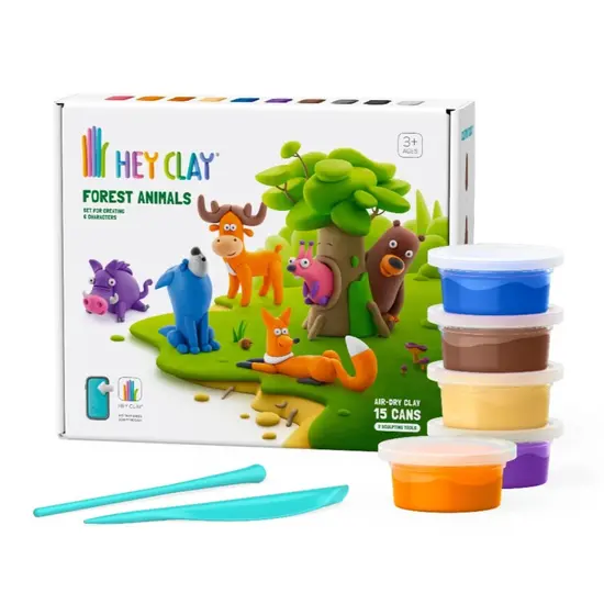 Hey Clay Hey Clay | Modelling clay Forest animals