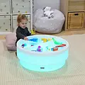 Tickit Tickit | Table basse ronde de découverte sensorielle avec éclairage d'ambiance