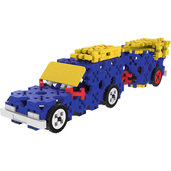 Connect Connect | Building Blocks L Construction Vehicles / SUV With Trailer 236 Pieces