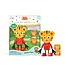 Glo Pals Glo Pals | Jouets pour le bain Light Up Cubes Tigre