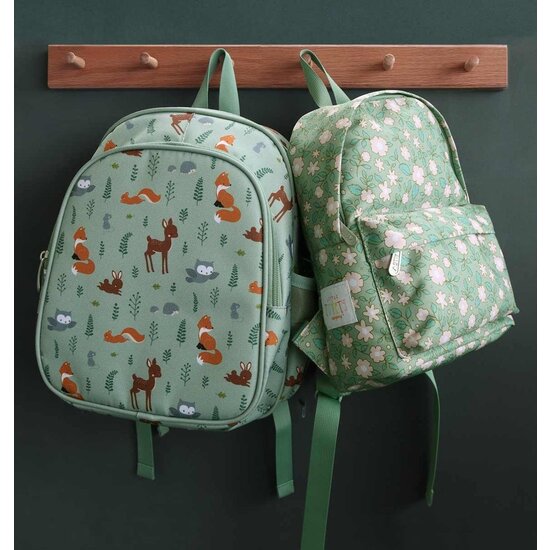 A Little Lovely Company A Little Lovely Company | Blossoms Salie Green Backpack