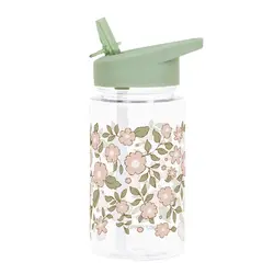A Little Lovely Company | Trinkflasche Blüten Salbeigrün