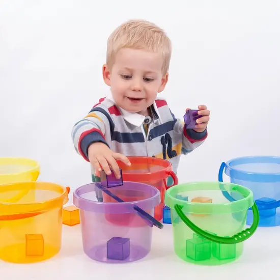 Tickit Tickit | Translucent Coloured Buckets