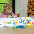 Tickit Tickit | Translucent Colourful Spinning Tops 36 Pieces
