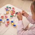 Tickit Tickit | Bijoux à enfiler en bois, 36 pièces