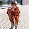 Bemini Bemini | Travel Poncho Noisette Softy + Jersey 9-36M