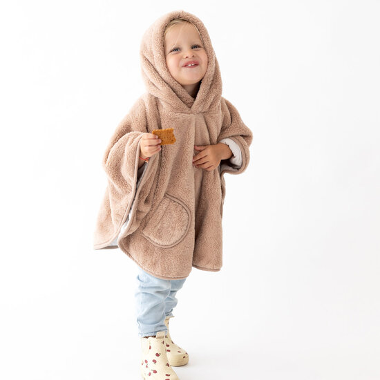 Bemini Bemini | Travel Poncho Natural Softy + Jersey 9-36M
