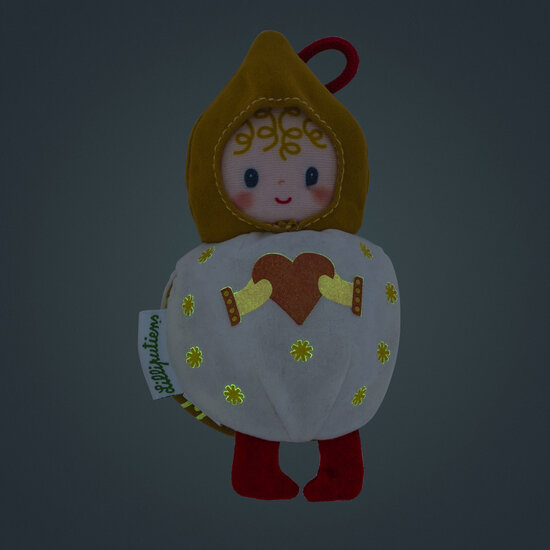 Lilliputiens Lilliputiens | Christmas Decoration Reversible Glow-in-the-Dark Fabric Elf Mimmi