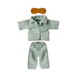 Maileg | Pyjama Papa Maus Mint/Sand