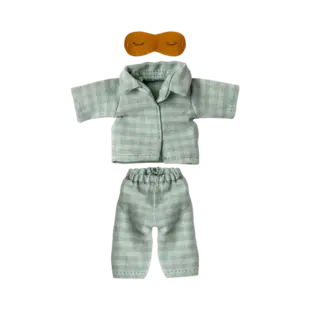 Maileg | Pyjamas Dad mouse Mint/sand