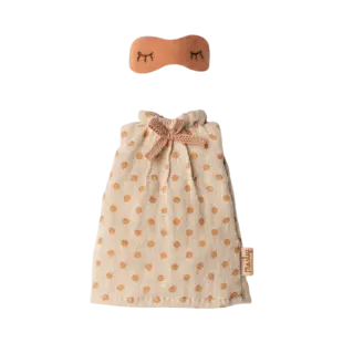 Maileg | Nightgown Mum mouse Light grey