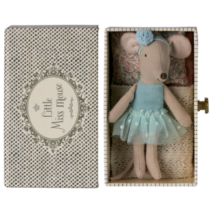 Maileg | Souris dansante dans un lit de repos Petite sœur