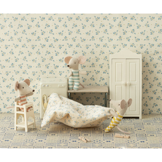 Maileg Maileg | Chaise haute Mouse Blanc cassé