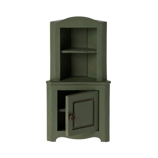 Maileg Maileg | Armoire d'angle Souris Vert foncé