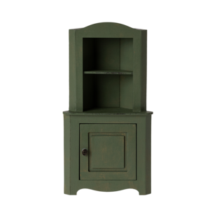 Maileg | Armoire d'angle miniature vert foncé