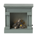 Maileg Maileg | Fireplace Mouse Blue