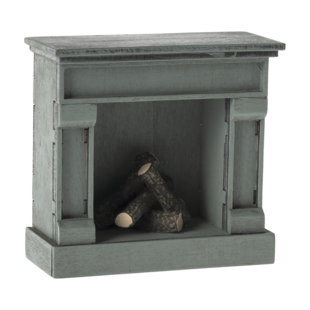 Maileg | Openhaard Muis Blauw