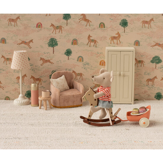Maileg Maileg | Rocking horse Mouse Spotted