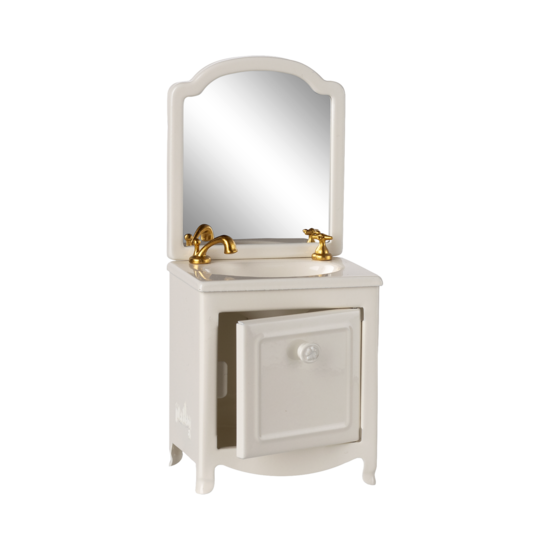 Maileg Maileg | Sink dresser Mouse Off white