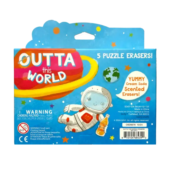 Ooly Ooly | Outta This World Duftende Puzzlegummis, 5er-Set