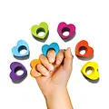 Ooly Ooly | Heart Ring  Kreideset, 6er-Set