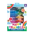 Ooly Ooly | Happy Triangles Jumbo-Kreiden, 12er-Set