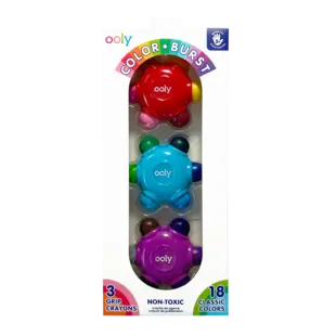 Ooly | Color Burst Kreideset, 3er-Set
