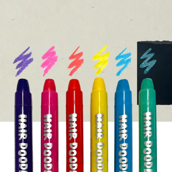 Ooly Ooly | Hair Doodlers Haarkleurpotloden Set Van 6
