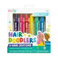 Ooly Ooly | Hair Doodlers Crayons pour colorer les cheveux, lot de 6