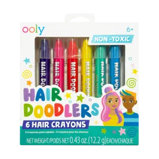 Ooly | Hair Doodlers Haarfarbenstifte, 6er-Set