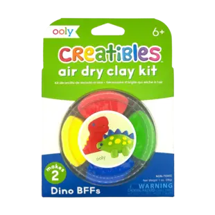Ooly | Creatibles Mini Air Dry Clay Kit Dino BFFs