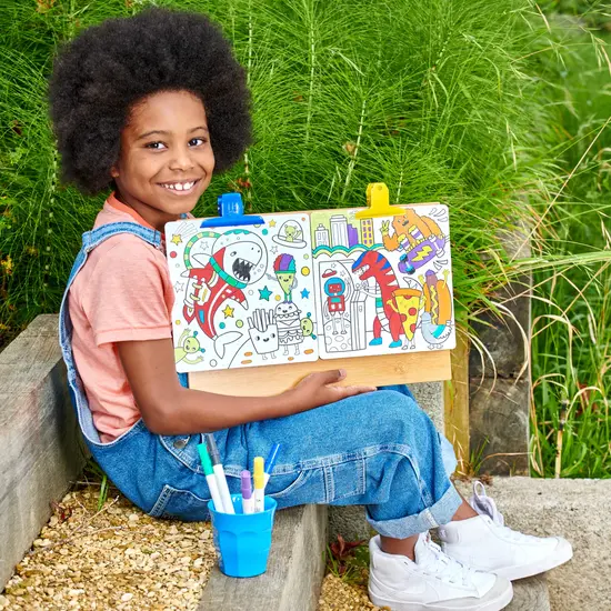 Ooly Ooly | Colortopia Kit de marqueurs de peinture à colorier par numéro Epic Adventures