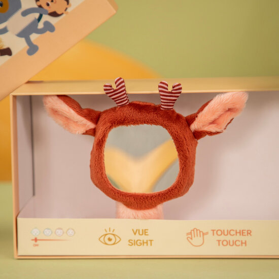 Lilliputiens Lilliputiens | Lena De Eenhoorn Sensorische rammelaarset voor baby's